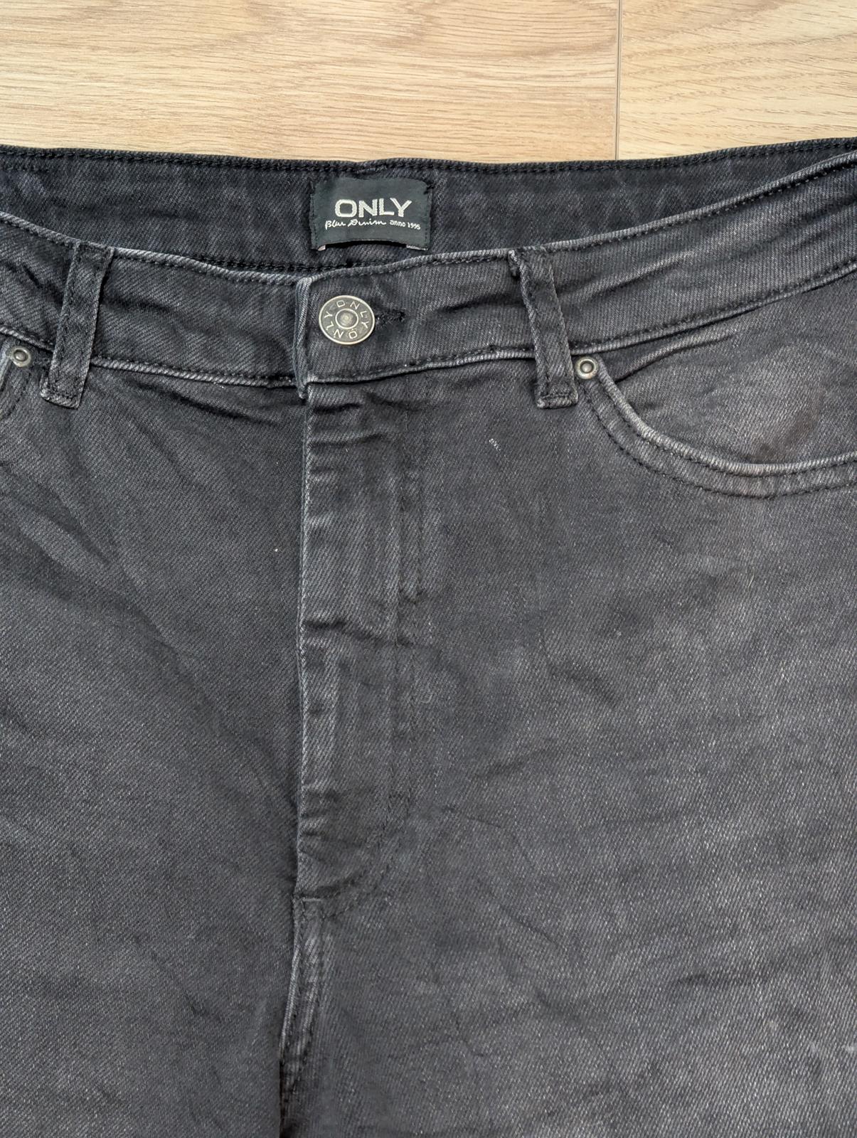 Only Men's Straight Jeans - Black - Size 30W 28L