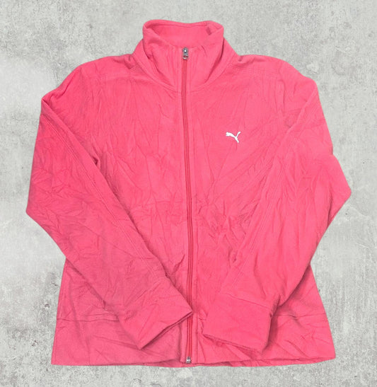 Puma Women's Fleece Jacket - Pink - Size 12
