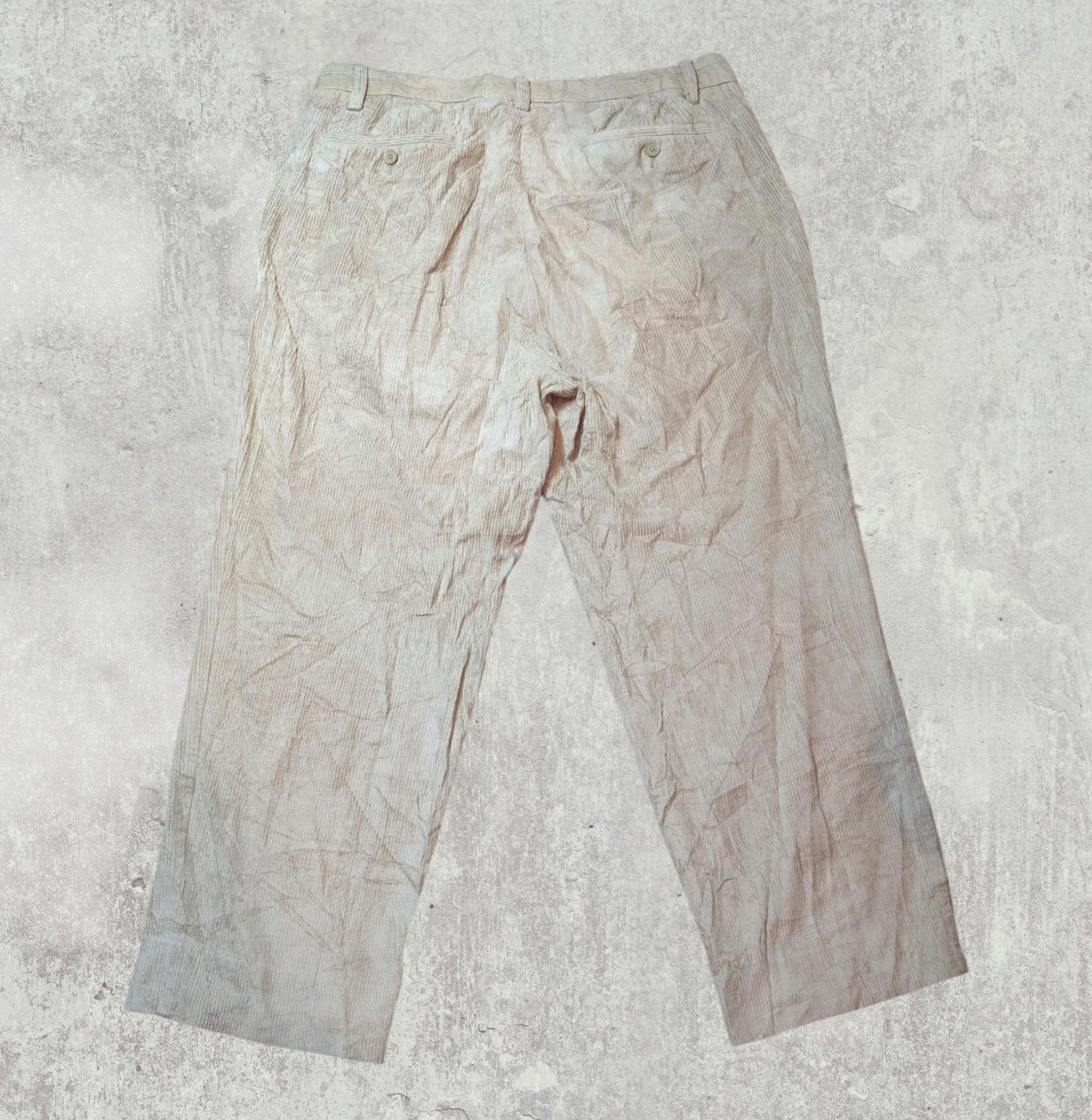 Nautica Men's Corduroy Trousers - Tan - Size 36W 27L