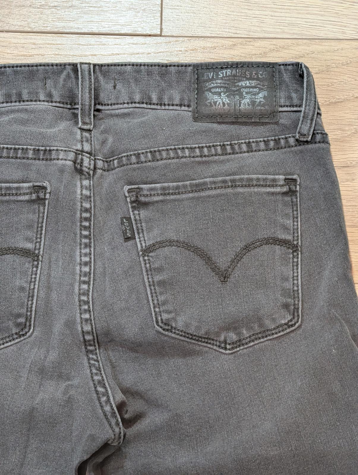 Levi's Women's 711 Skinny Jeans - Grey - Size 26W 28L