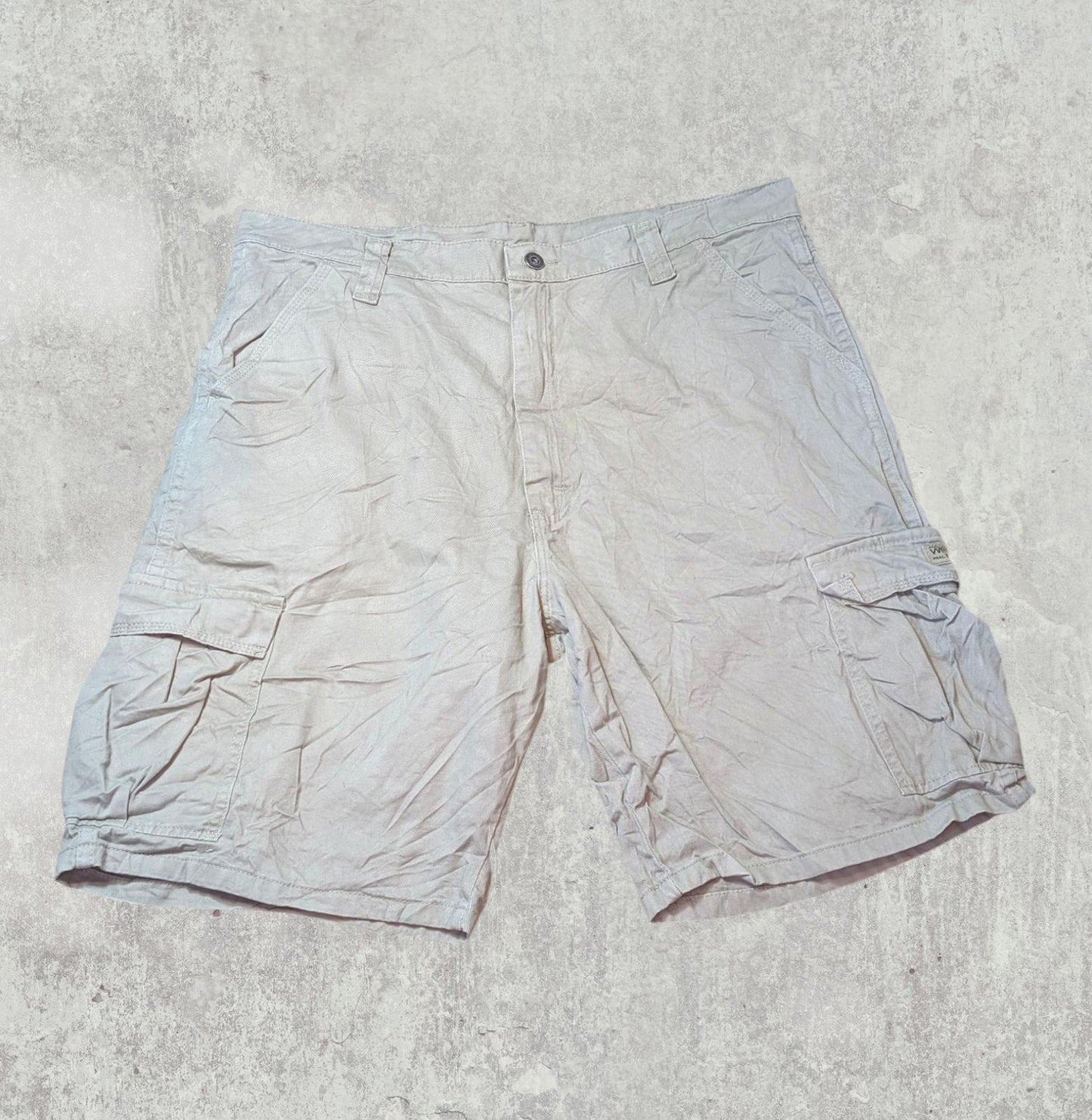 Wrangler Men's Cargo Shorts - Tan - Size 36W