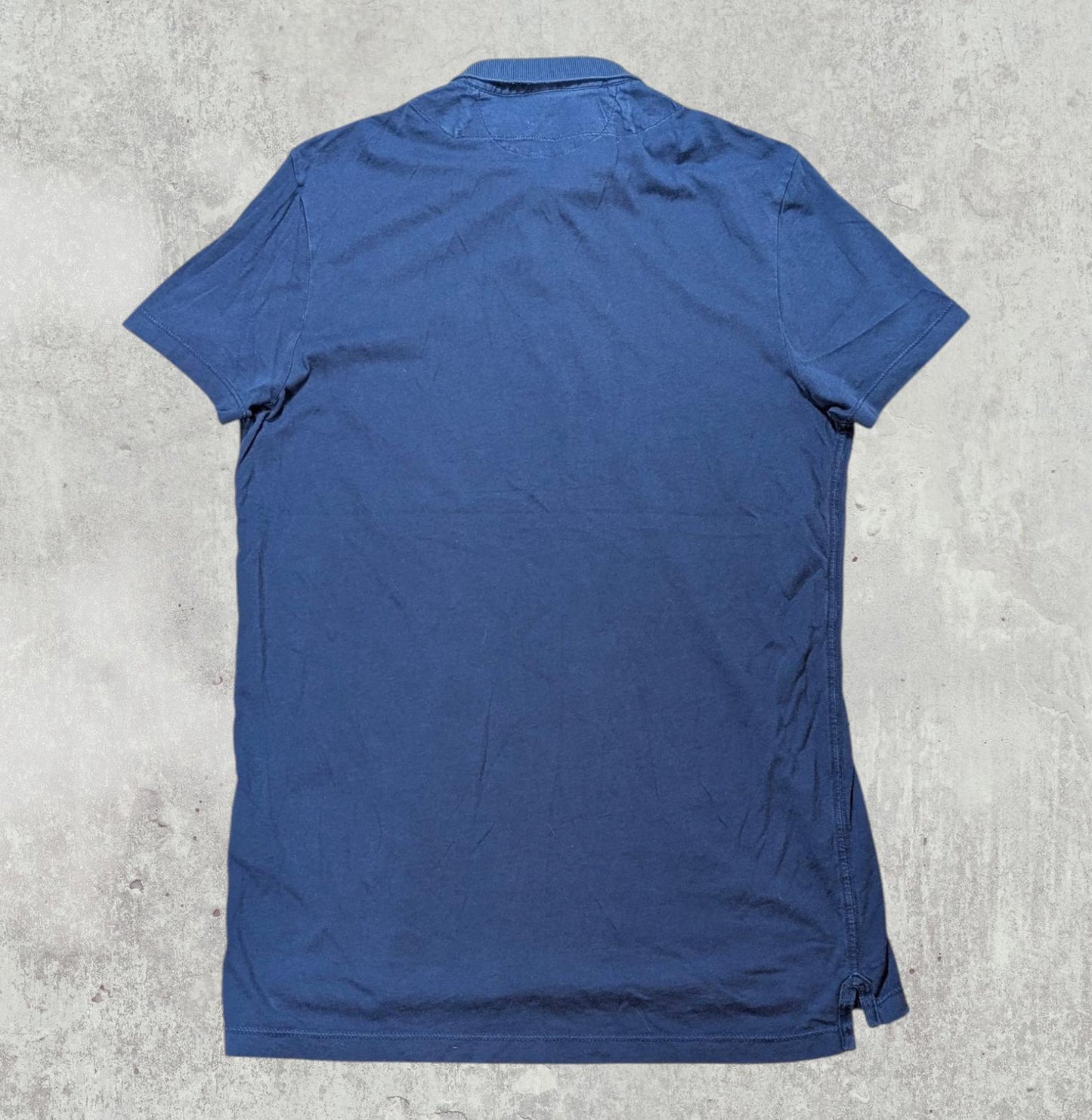 All Saints Men's Polo T Shirt - Navy - Size Medium