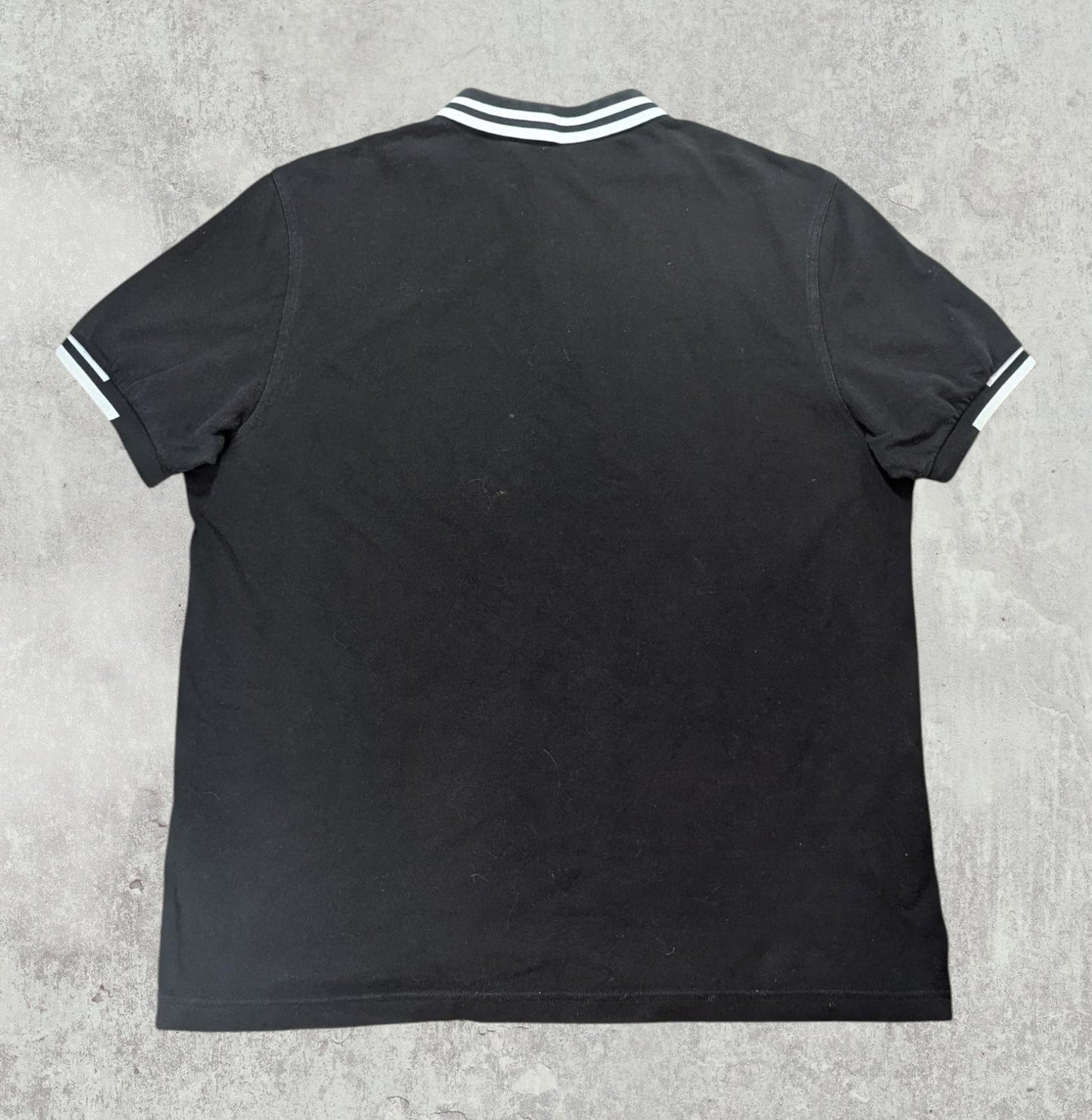 Fred Perry Men's Polo T Shirt - Black - Size XL