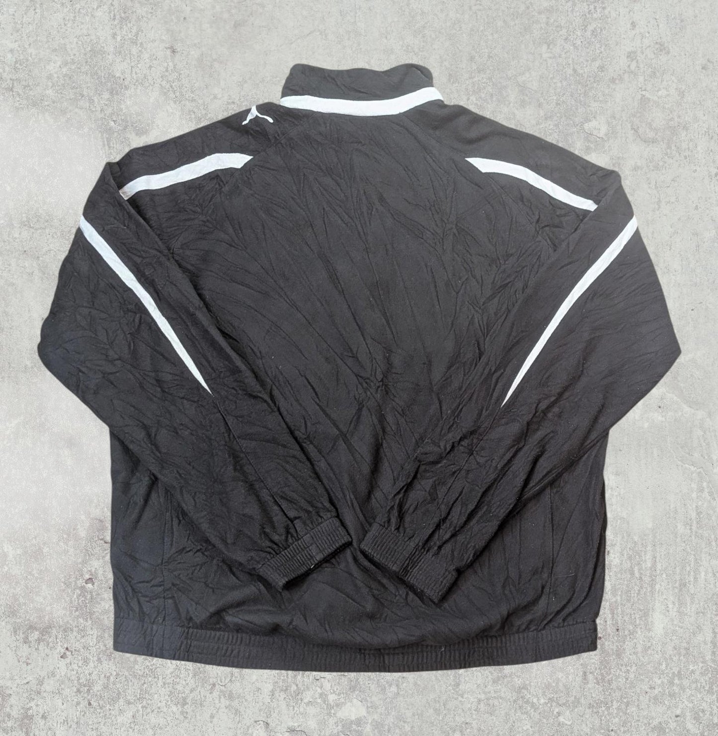 Puma Men's 1/4 Zip Fleece - Black - Size Large