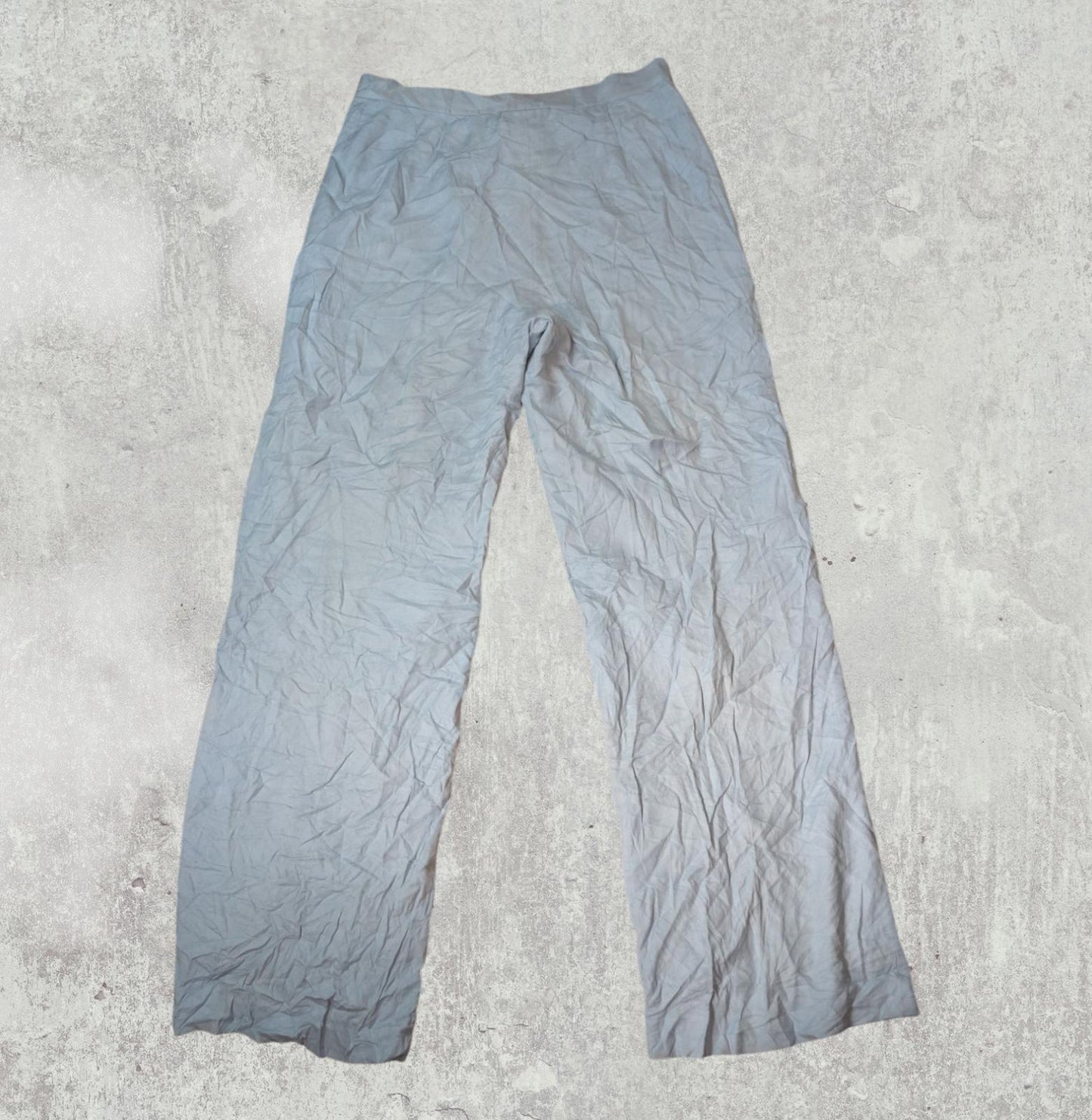 Lauren Ralph Lauren Women's Trousers - Blue - Size 28W 30L