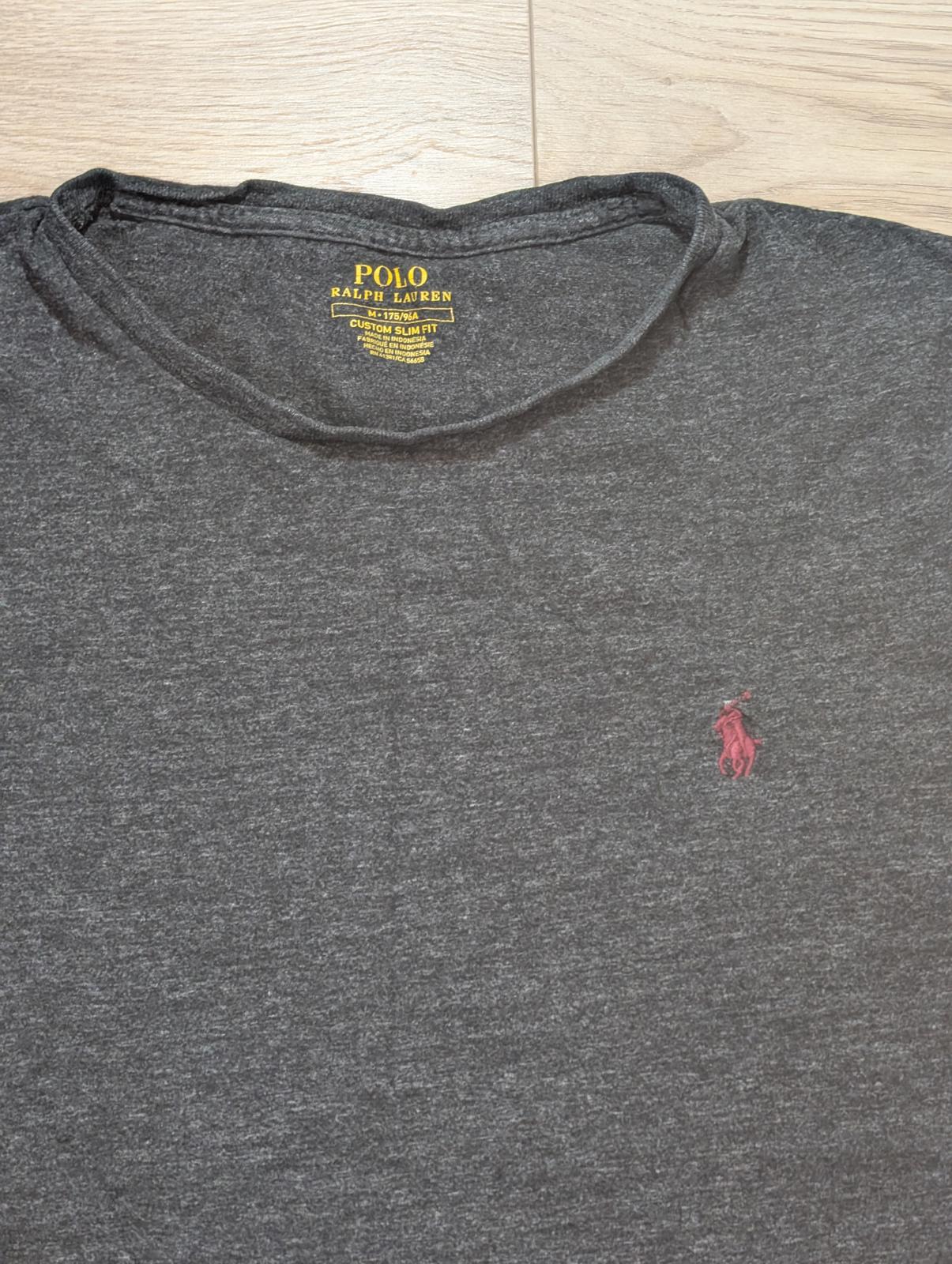 Ralph Lauren Men's Custom Slim Fit T Shirt - Grey - Size Medium