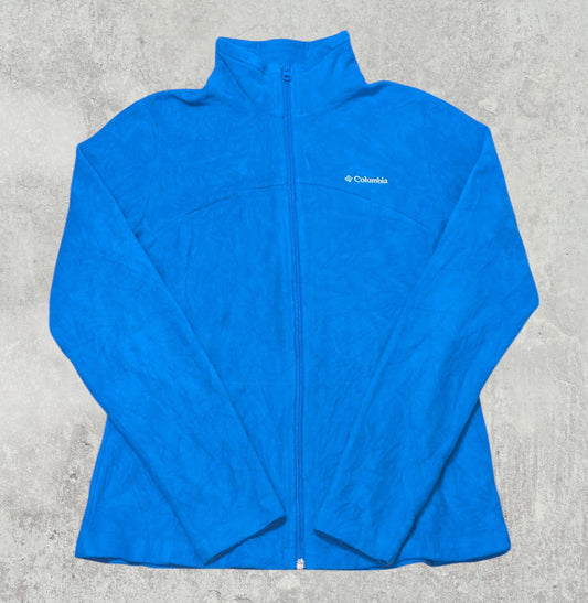Columbia Women's Fleece Jacket - Blue - Size Medium