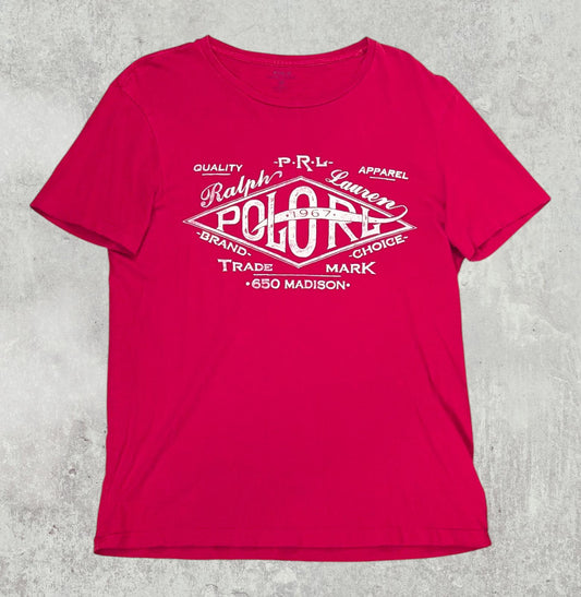 Ralph Lauren Men's Custom Fit T Shirt - Red - Size Medium