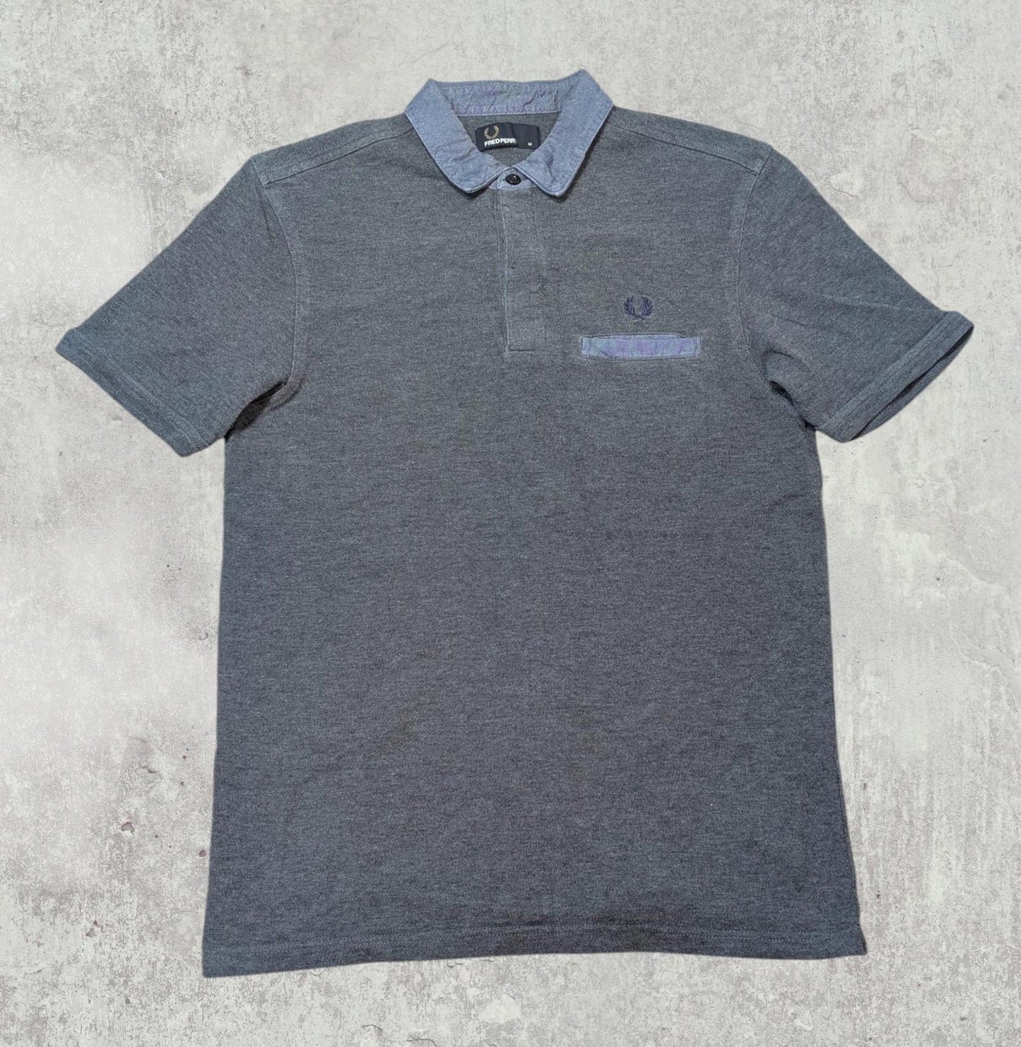 Fred Perry Men's Polo T Shirt - Grey - Size Medium