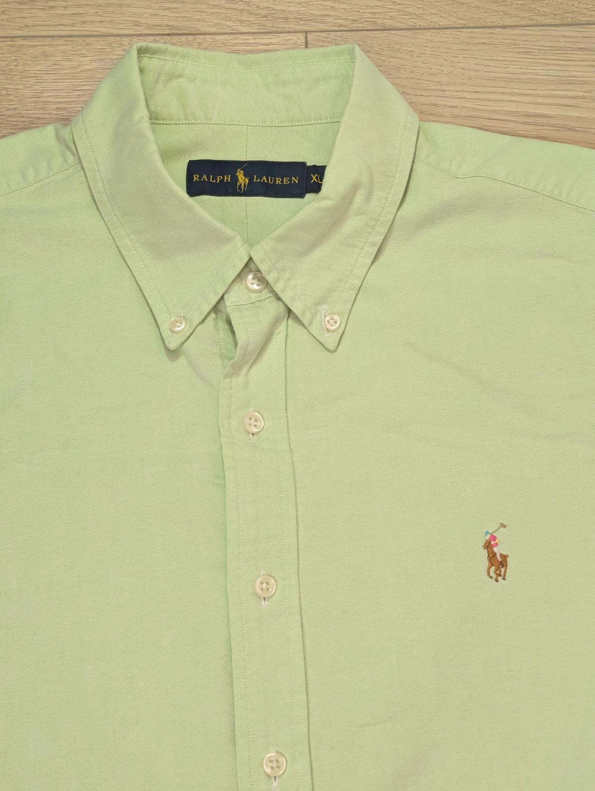 Ralph Lauren Men's Shirt - Green - Size XL