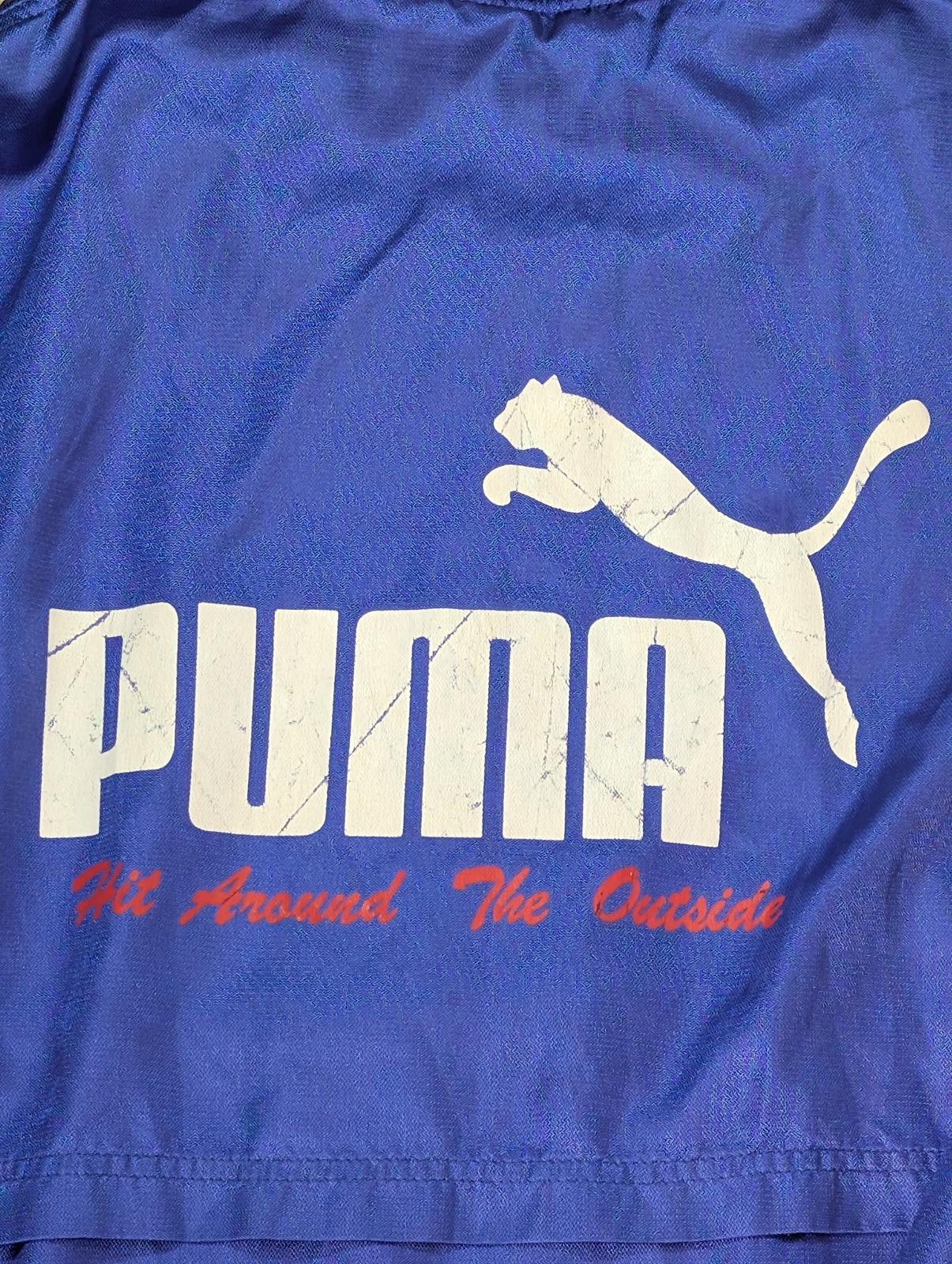 Puma Men's Vintage Coach Jacket - Blue - Size XXL