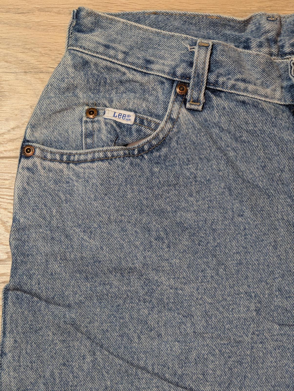 Lee Women's Straight Jeans - Blue - Size 30W 29L