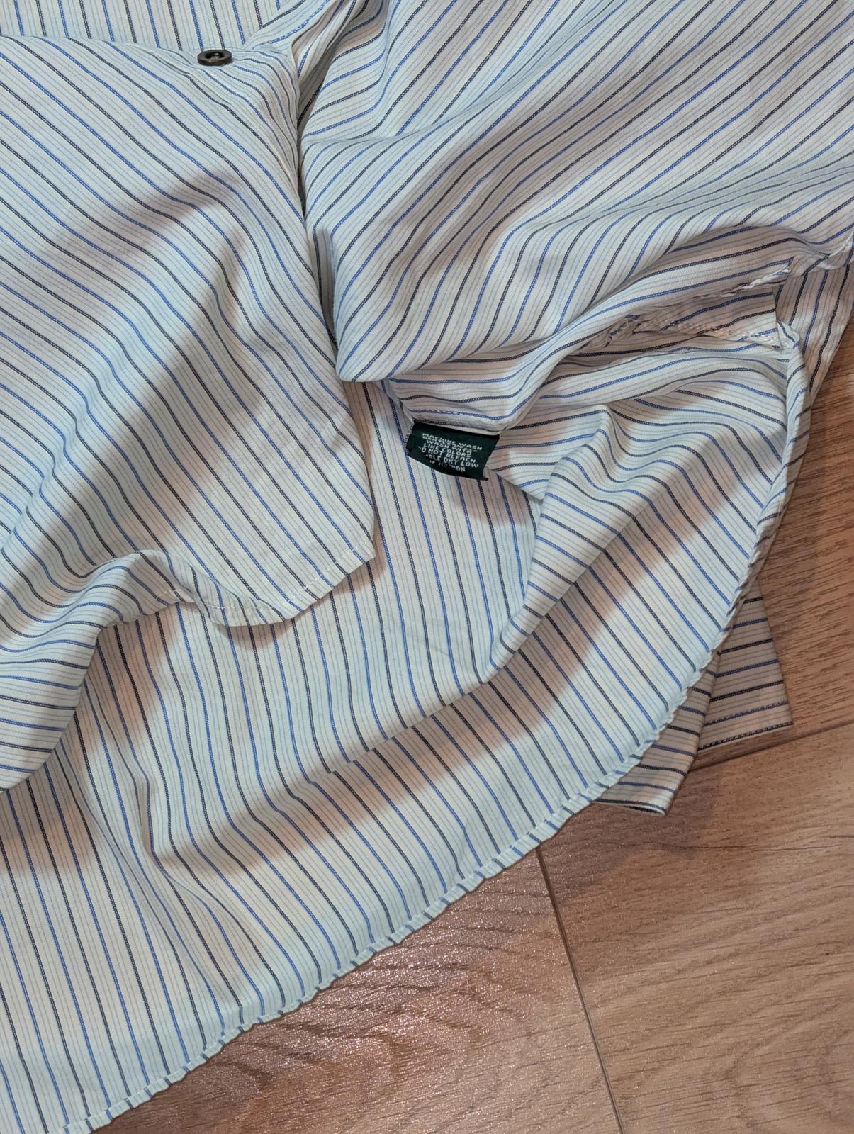 Ralph Lauren Women's Striped Shirt - White - Size Medium