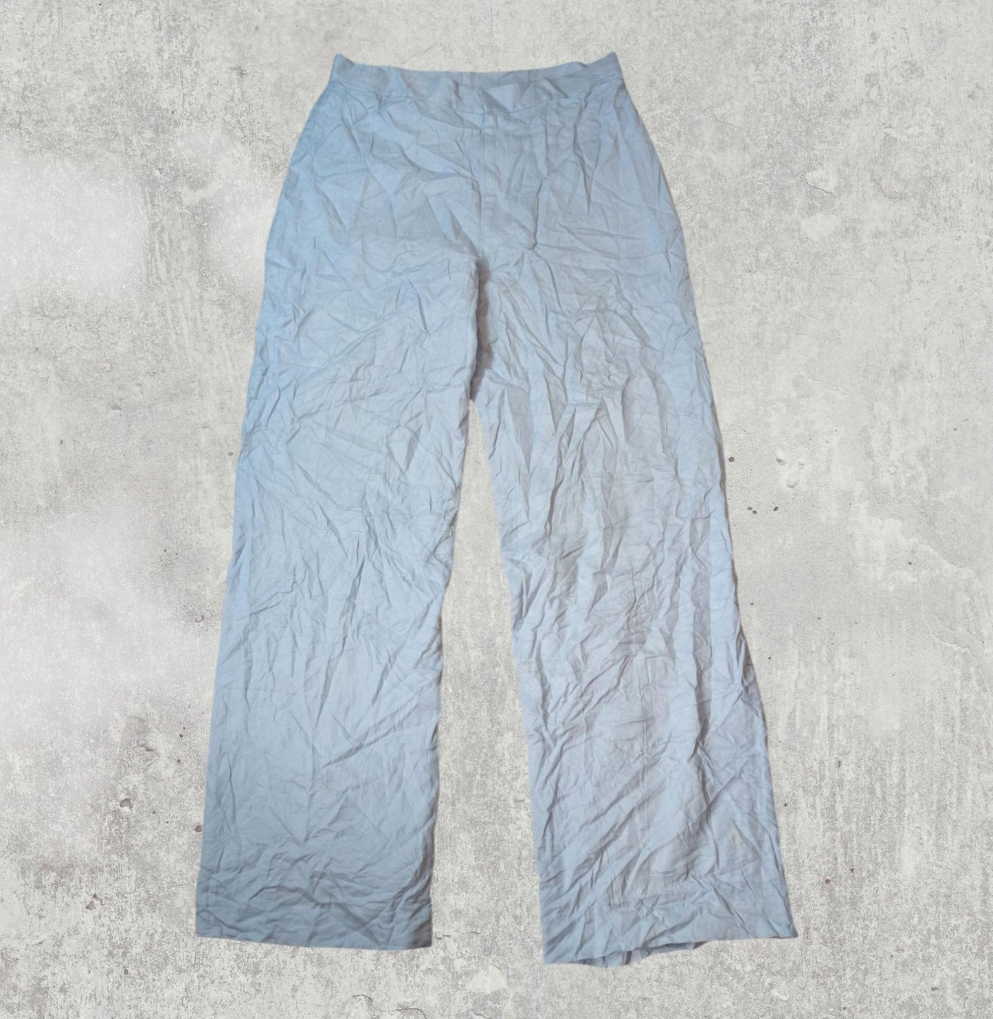 Lauren Ralph Lauren Women's Trousers - Blue - Size 28W 30L