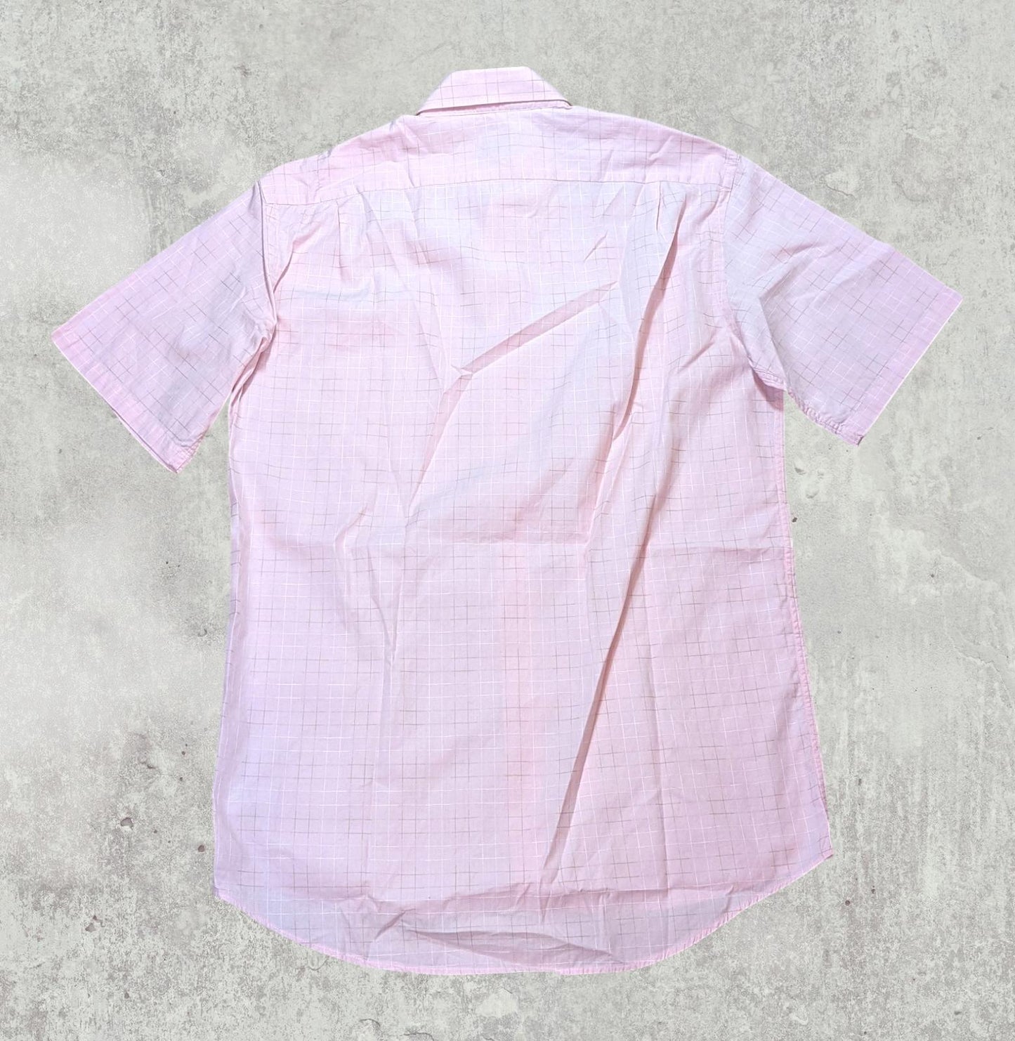 Lacoste Men's Check Shirt - Pink - Size Medium