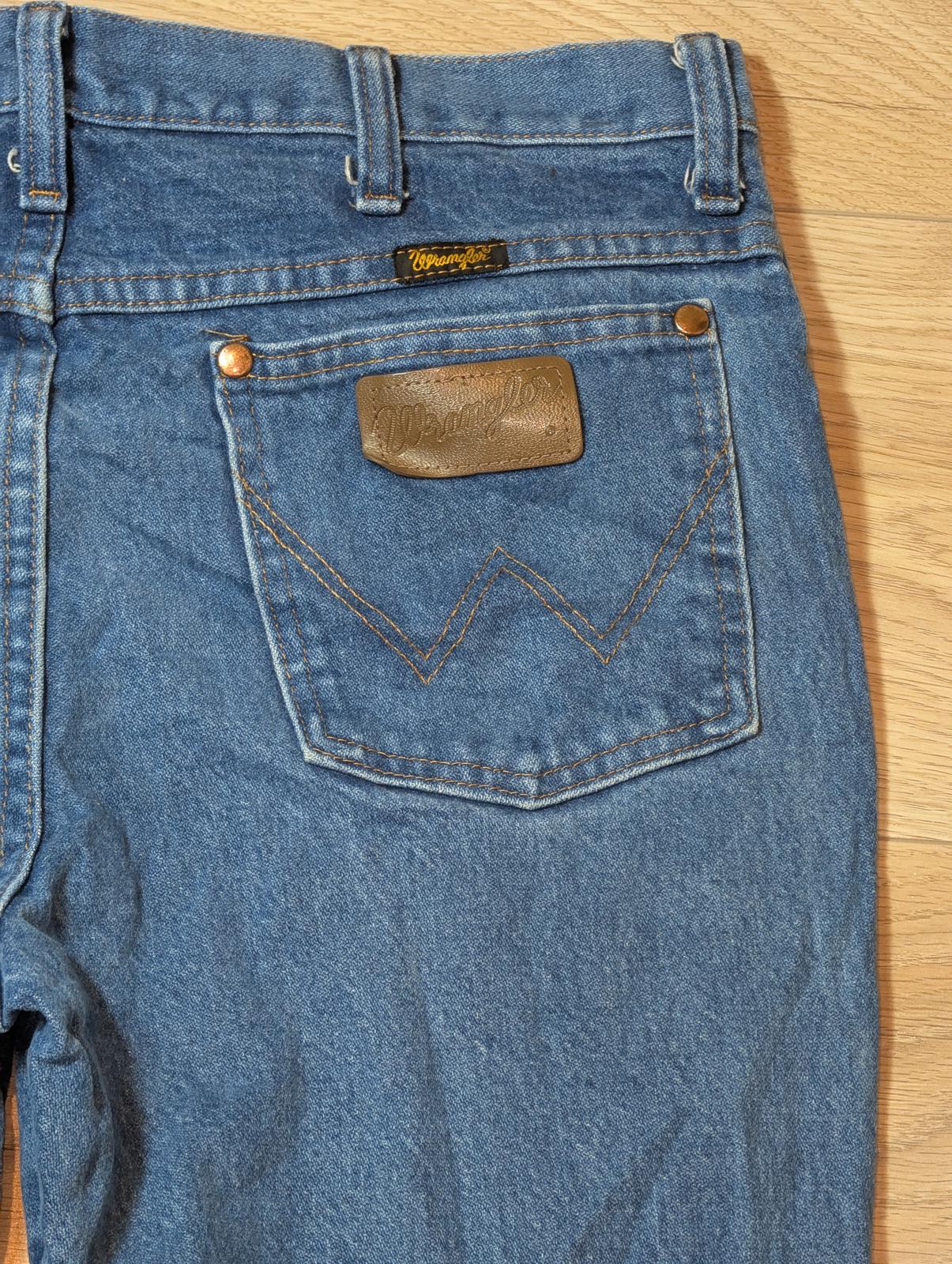 Wrangler Men's Straight Jeans - Blue - Size 32W 32L