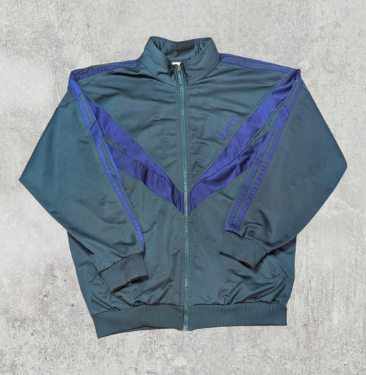 Adidas Men's D8 F192 Vintage Track Jacket - Green - Size XL