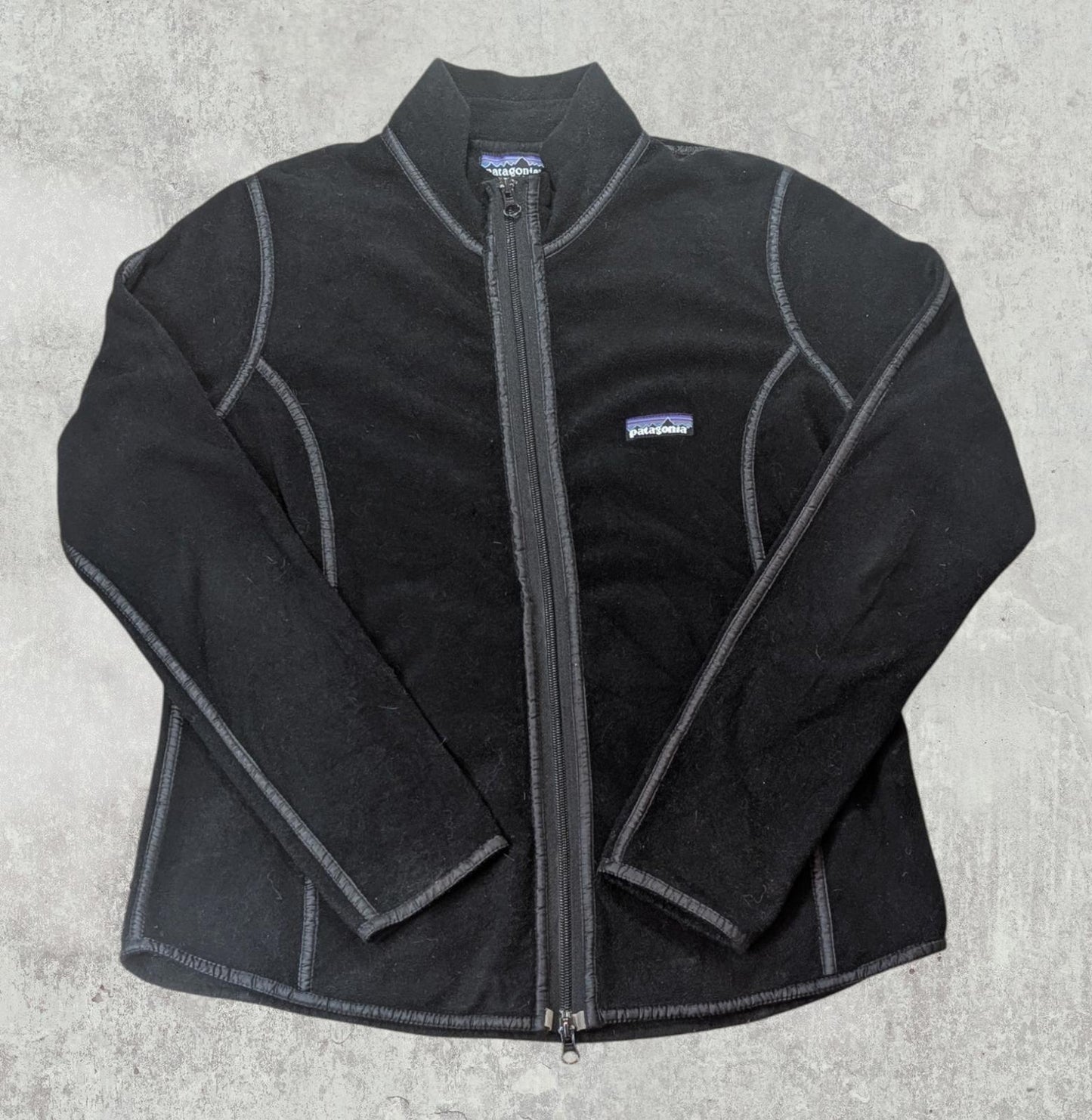 Patagonia Men's Fleece Jacket - Black - Size Small