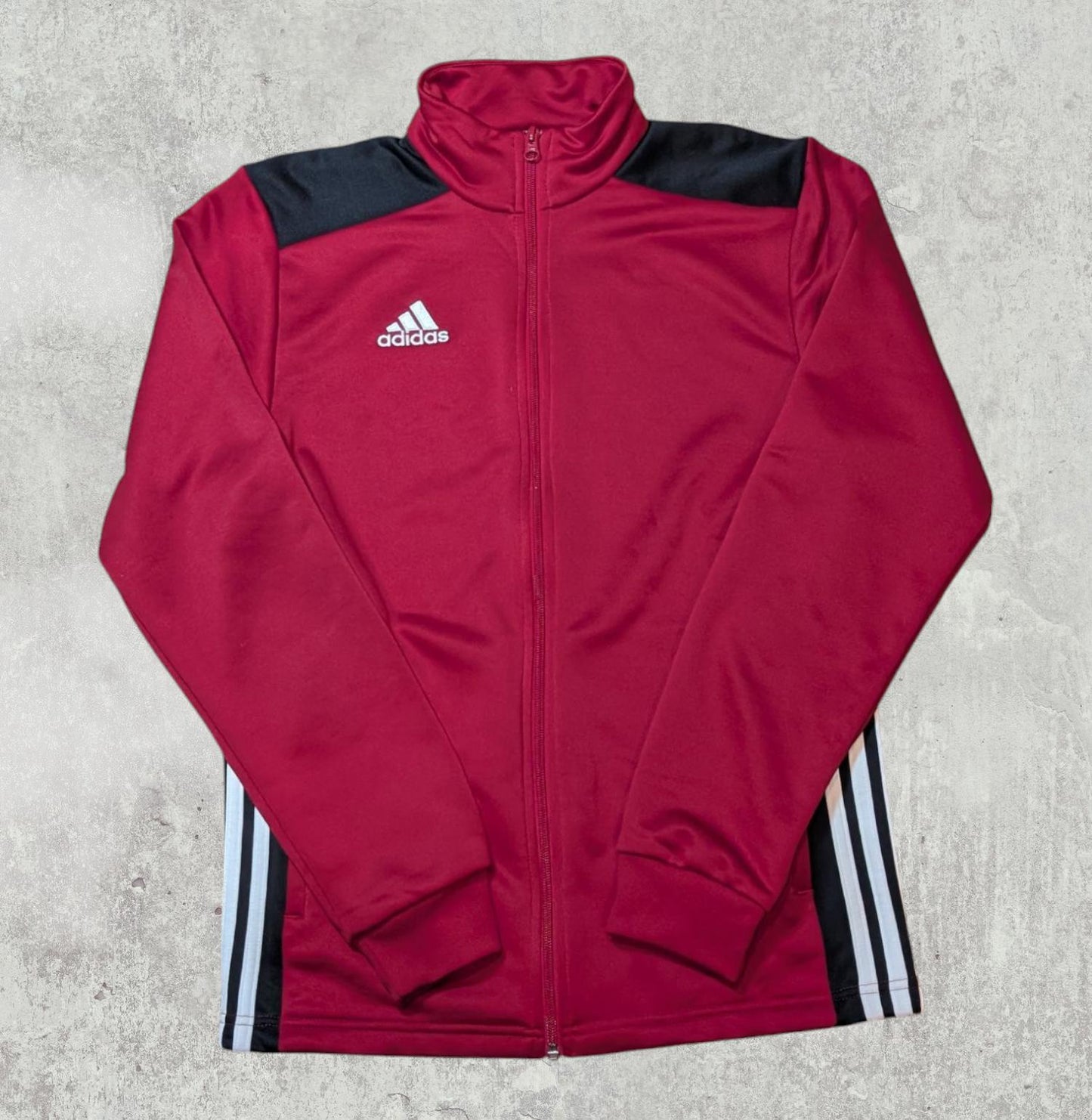 Adidas Men's Track Jacket - Red - Size Small