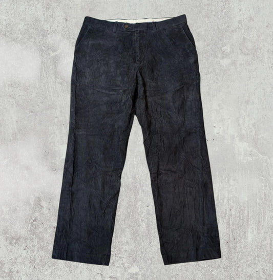 Lauren Ralph Lauren Women's Corduroy Trousers - Navy - Size 33W 27L
