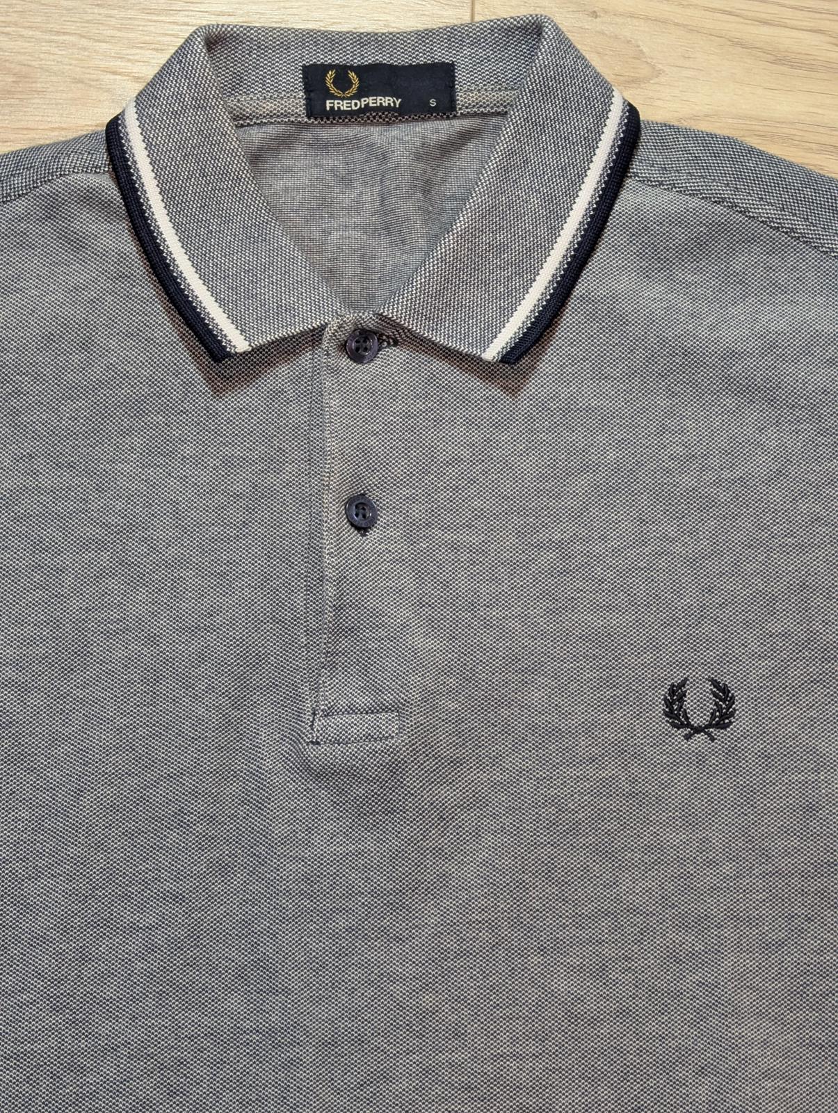 Fred Perry Men's Polo T Shirt - Grey - Size Small