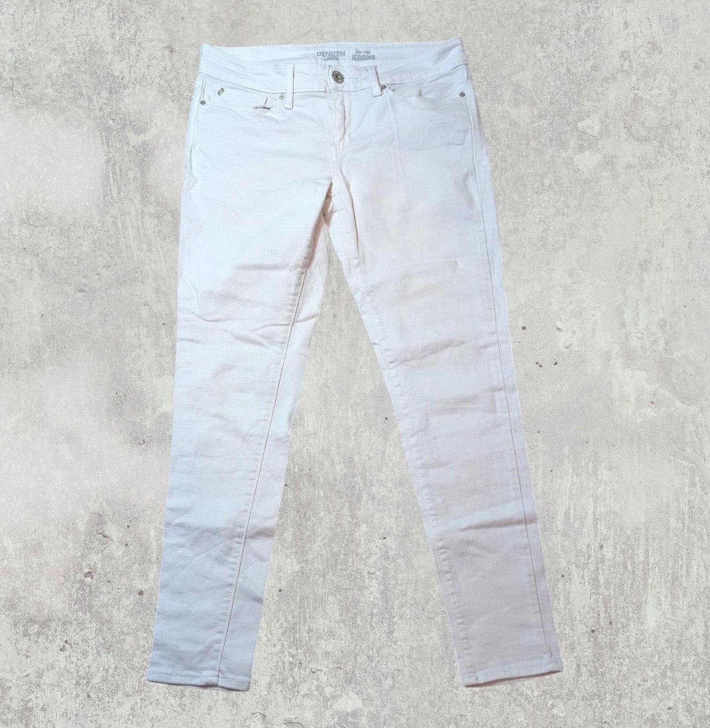 Levi's Women's Denizen Low Rise Jegging Jeans - White - Size 30W 27L