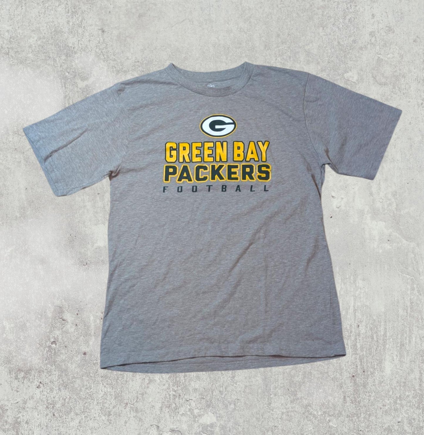 NFL Kids Green Bay Packers T Shirt - Grey - Size Large