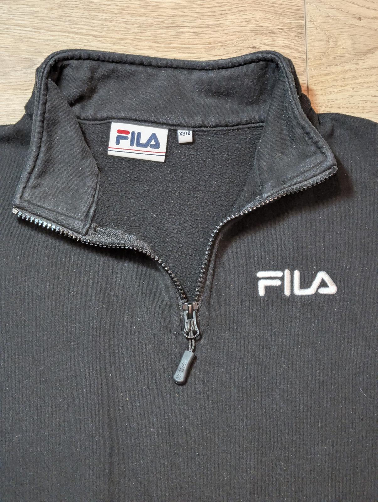 Fila Women's 1/4 Jumper - Black - Size XS