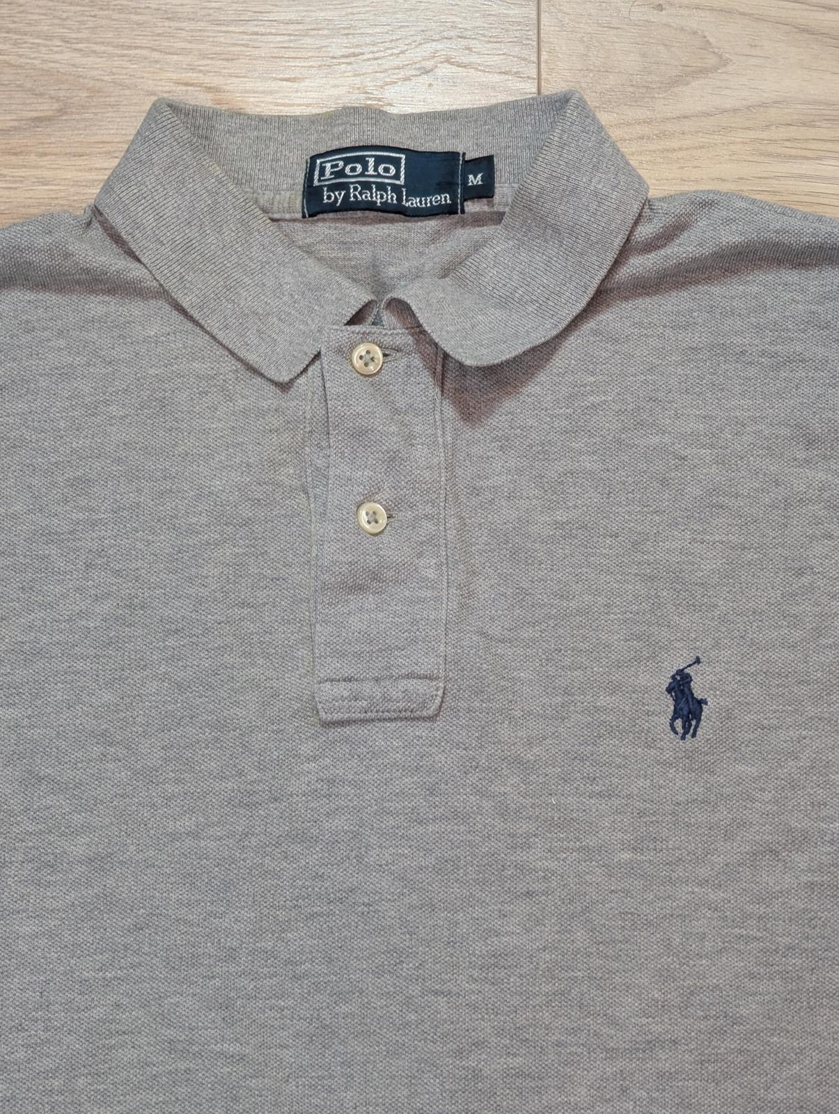 Ralph Lauren Men's Polo T Shirt - Grey - Size Medium