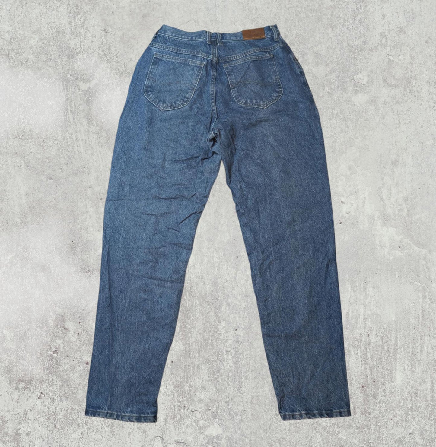 Lee Women's Straight Jeans - Blue - Size 28W 29L