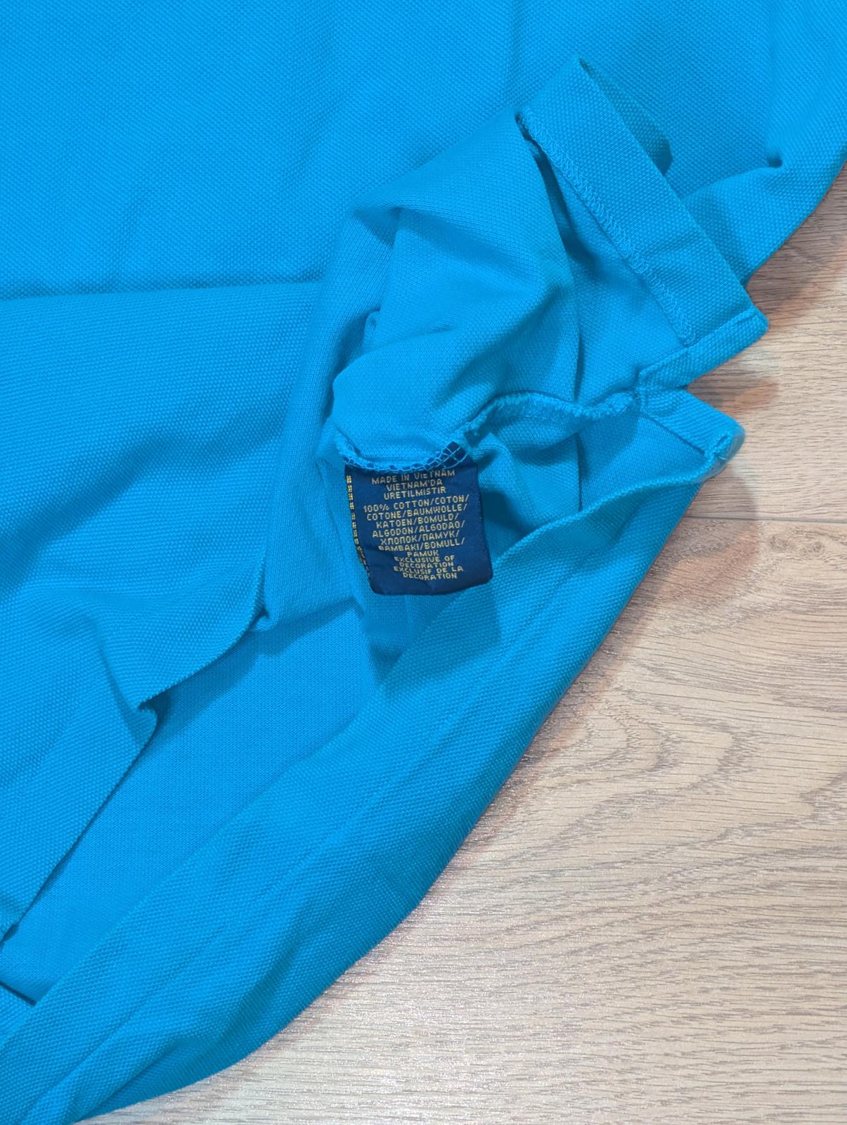Ralph Lauren Women's Classic Fit Polo T Shirt - Blue - Size Medium