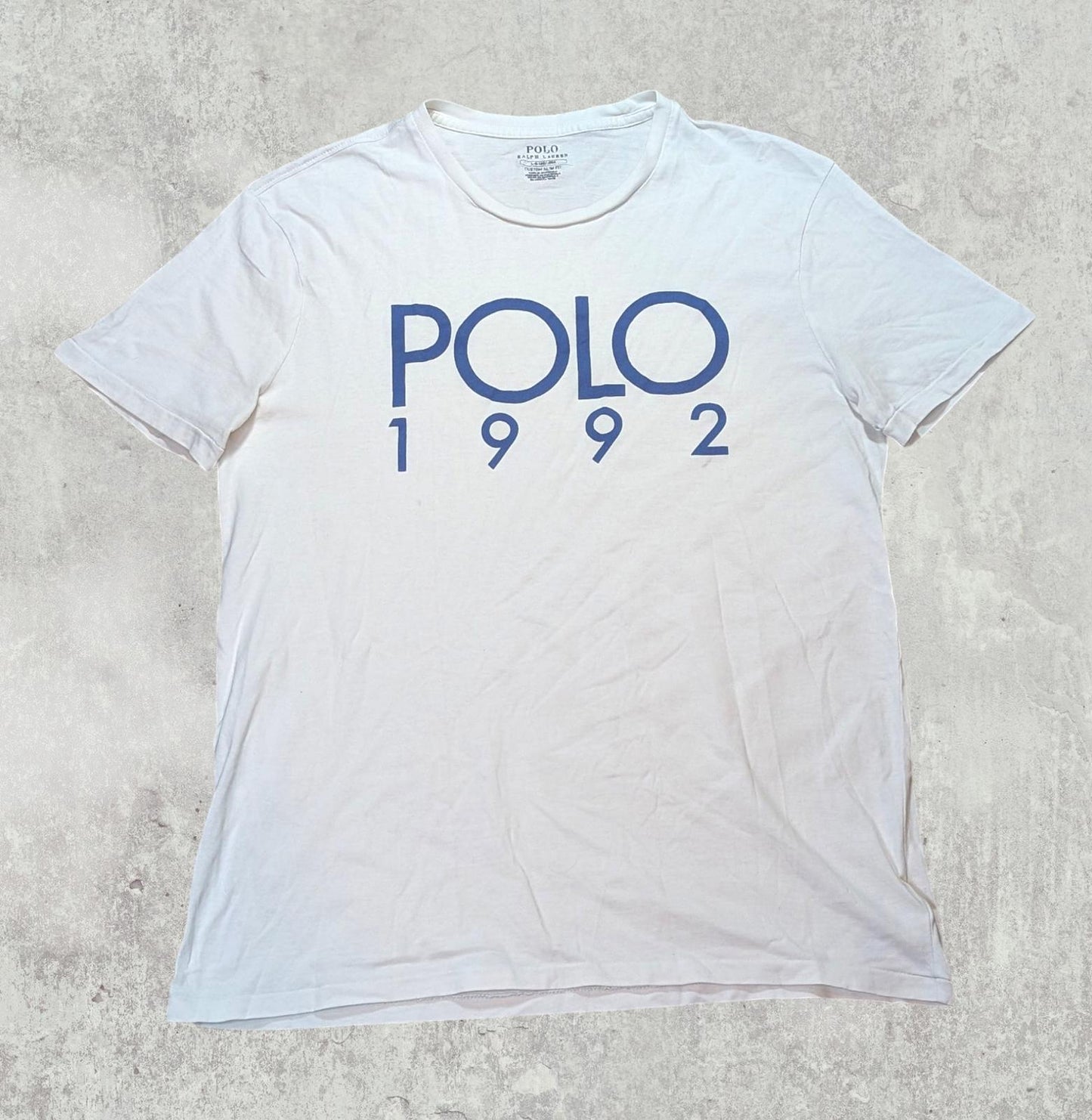 Ralph Lauren Men's Custom Slim Fit T Shirt - White - Size Large