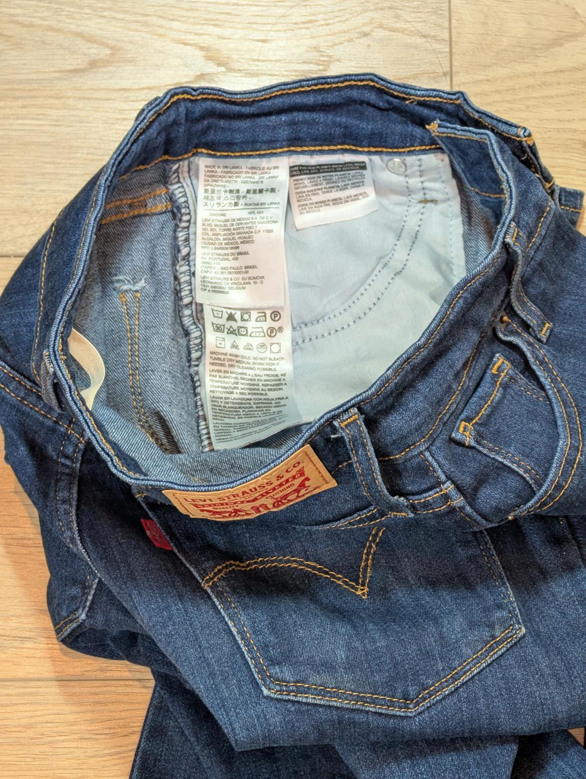 Levi's Women's 721 High Rise Skinny Jeans - Blue - Size 26W 32L