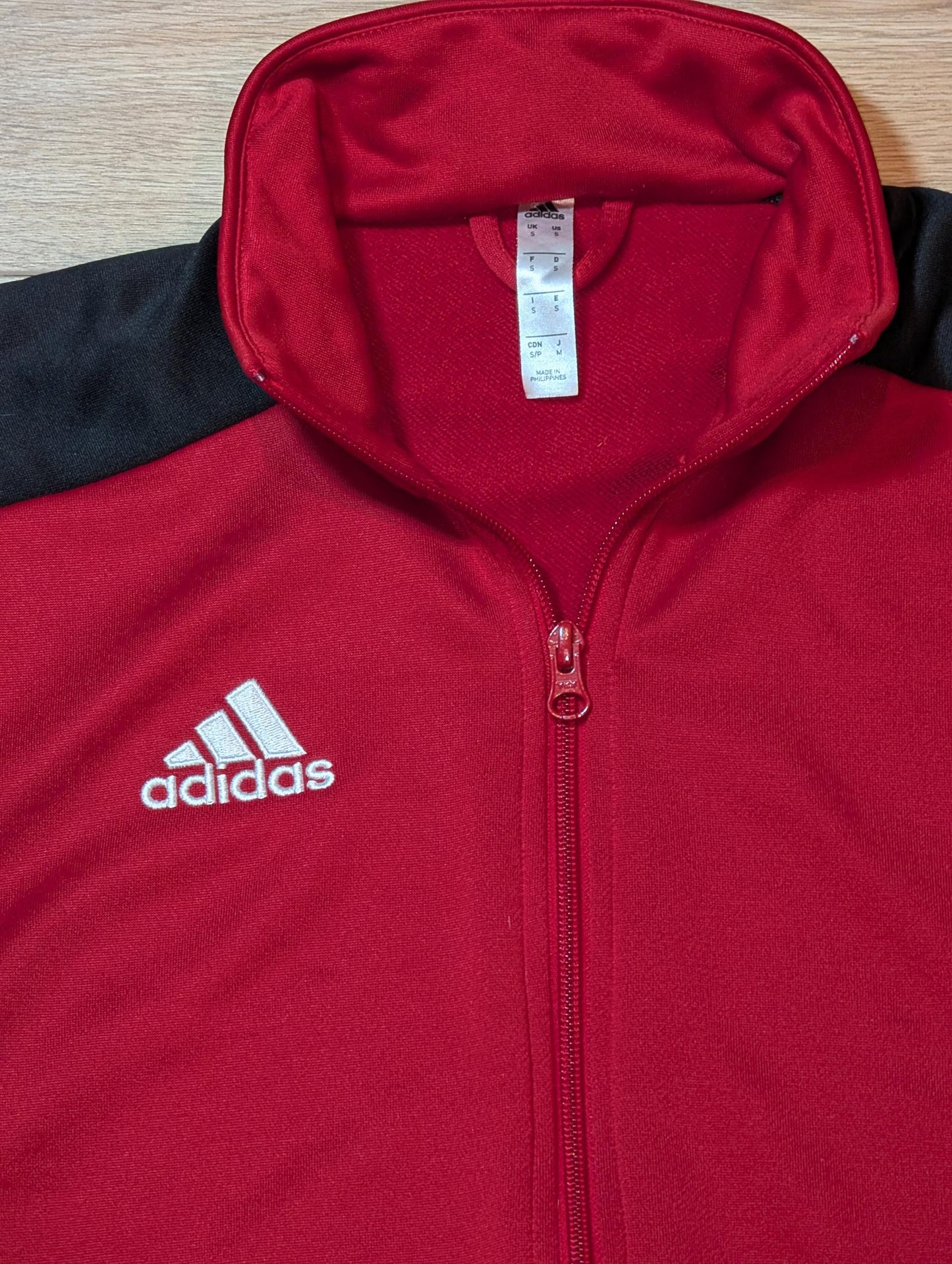 Adidas Men's Track Jacket - Red - Size Small
