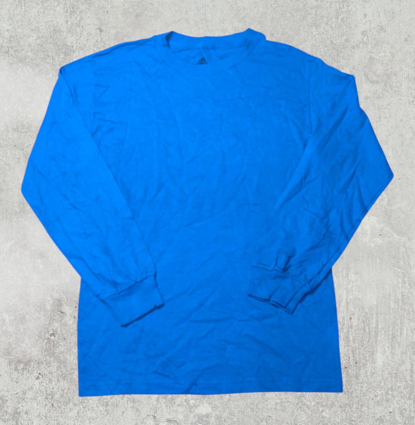 Adidas Men's Long Sleeved T Shirt - Blue - Size Small