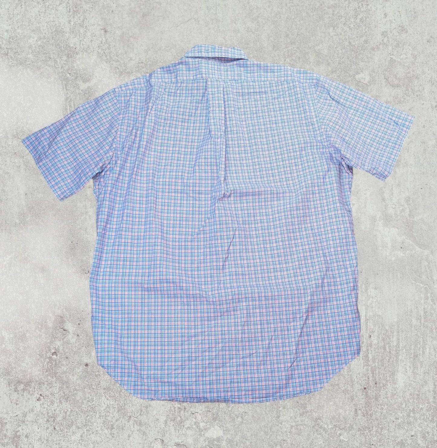 Ralph Lauren Men's Classic Fit Check Shirt - Blue - Size Large
