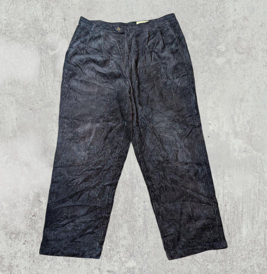 Eddie Bauer Men's Corduroy Trousers - Navy - Size 36W 30L