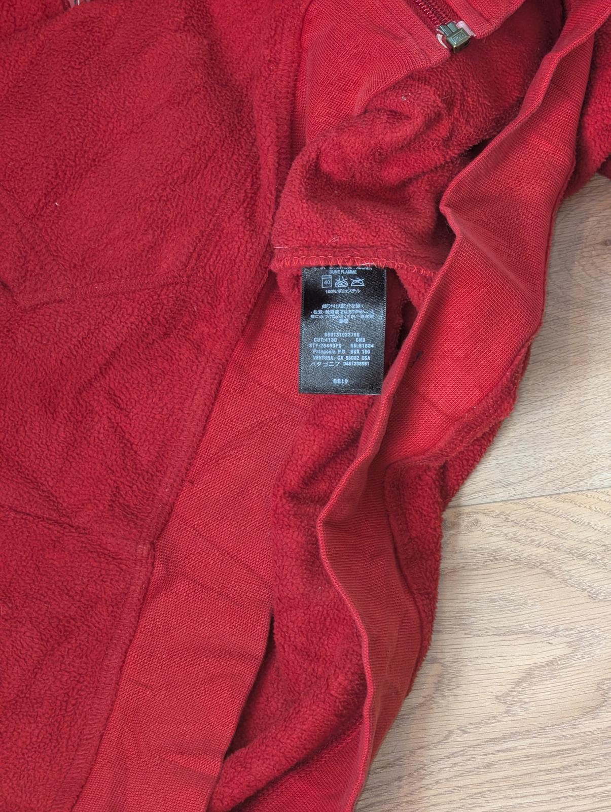 Patagonia Men's Fleece Jacket - Red - Size Medium