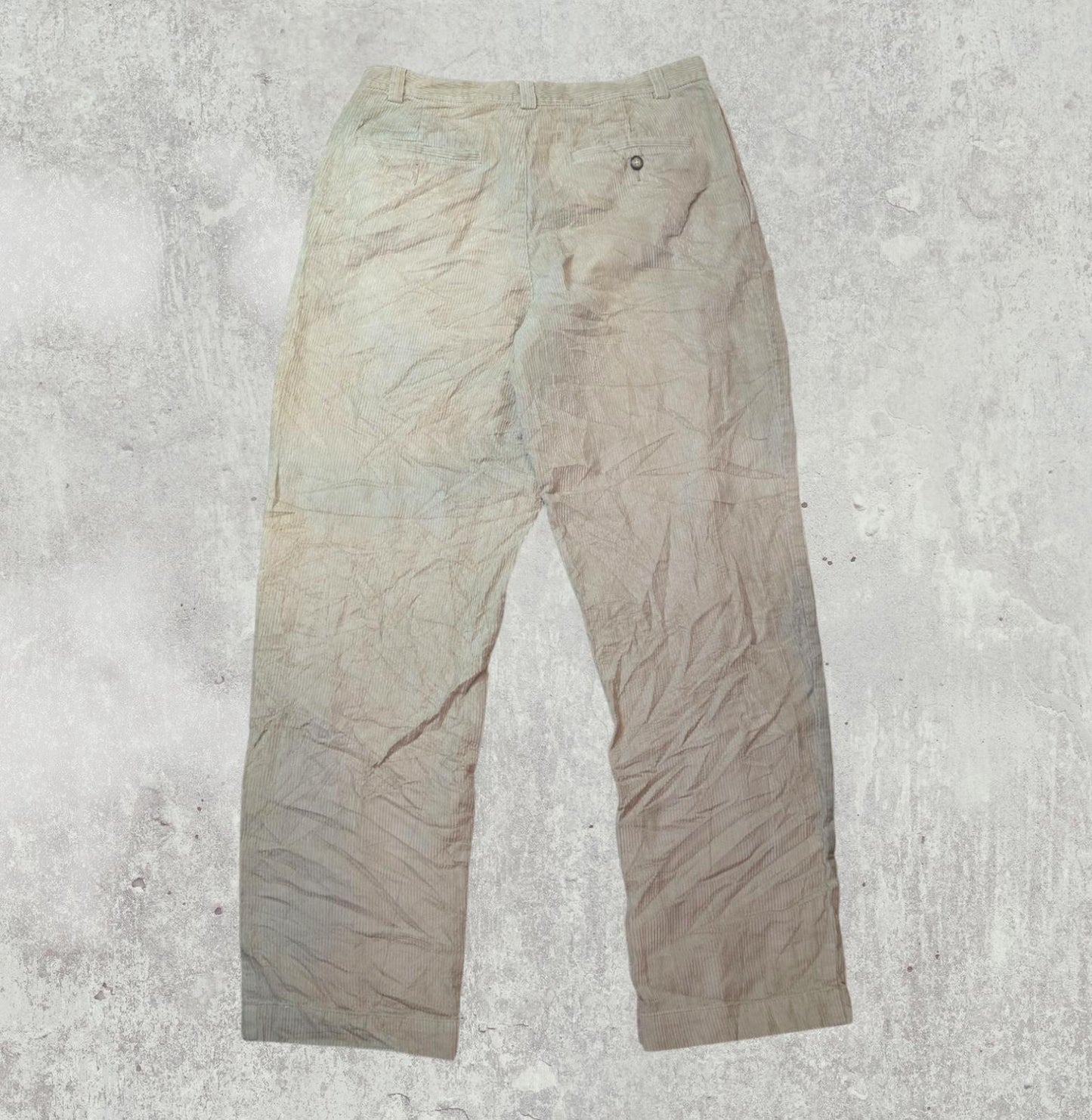 Eddie Bauer Men's Corduroy Trousers - Tan - Size 33W 34L