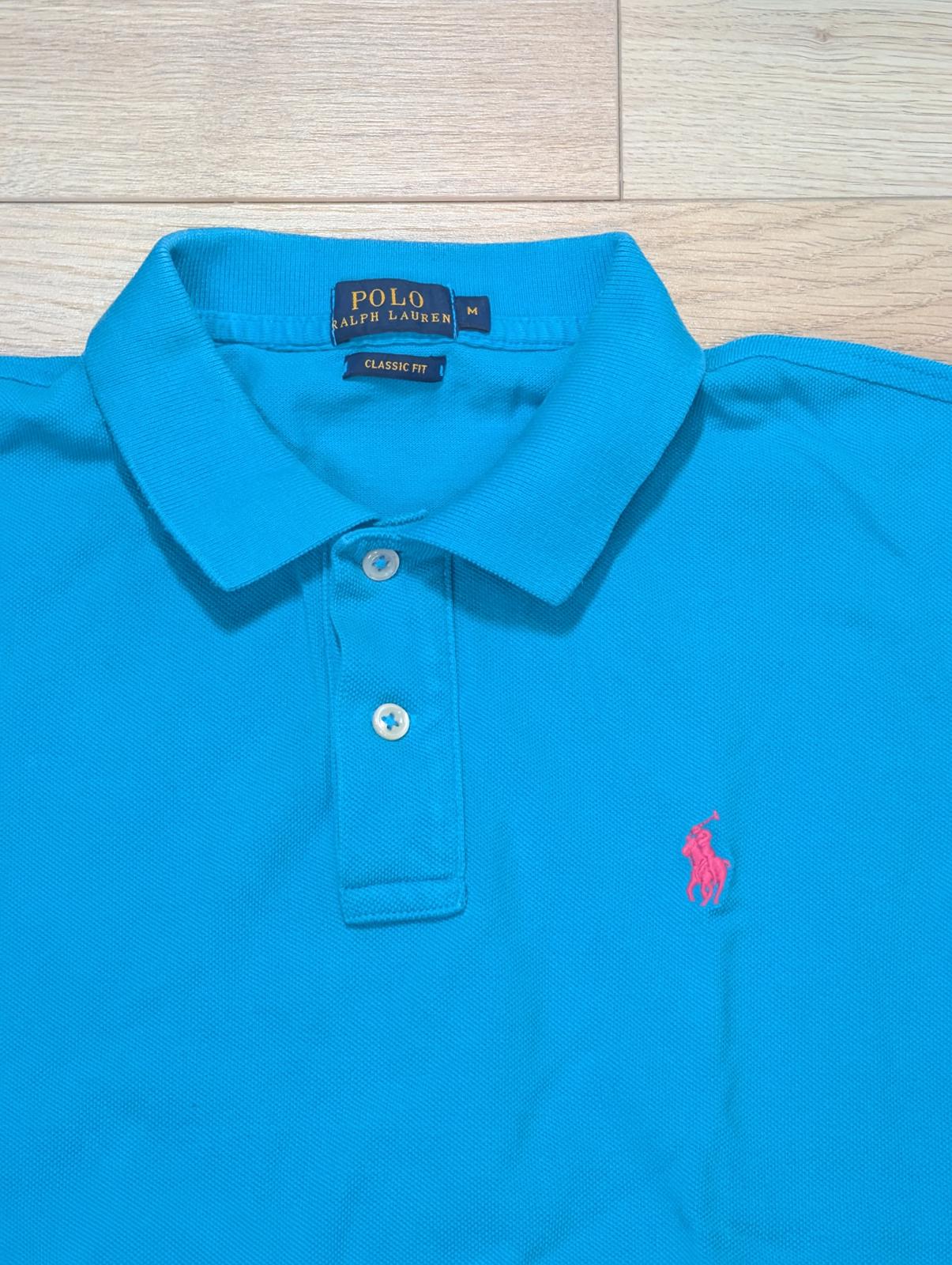 Ralph Lauren Women's Classic Fit Polo T Shirt - Blue - Size Medium