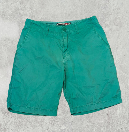 Quicksilver Men's Shorts - Green - Size 28W