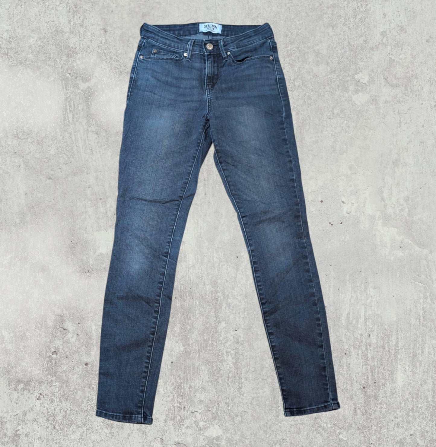 Levi's Women's Denizen Mid Rise Skinny Jeans - Blue - Size 26W 30L