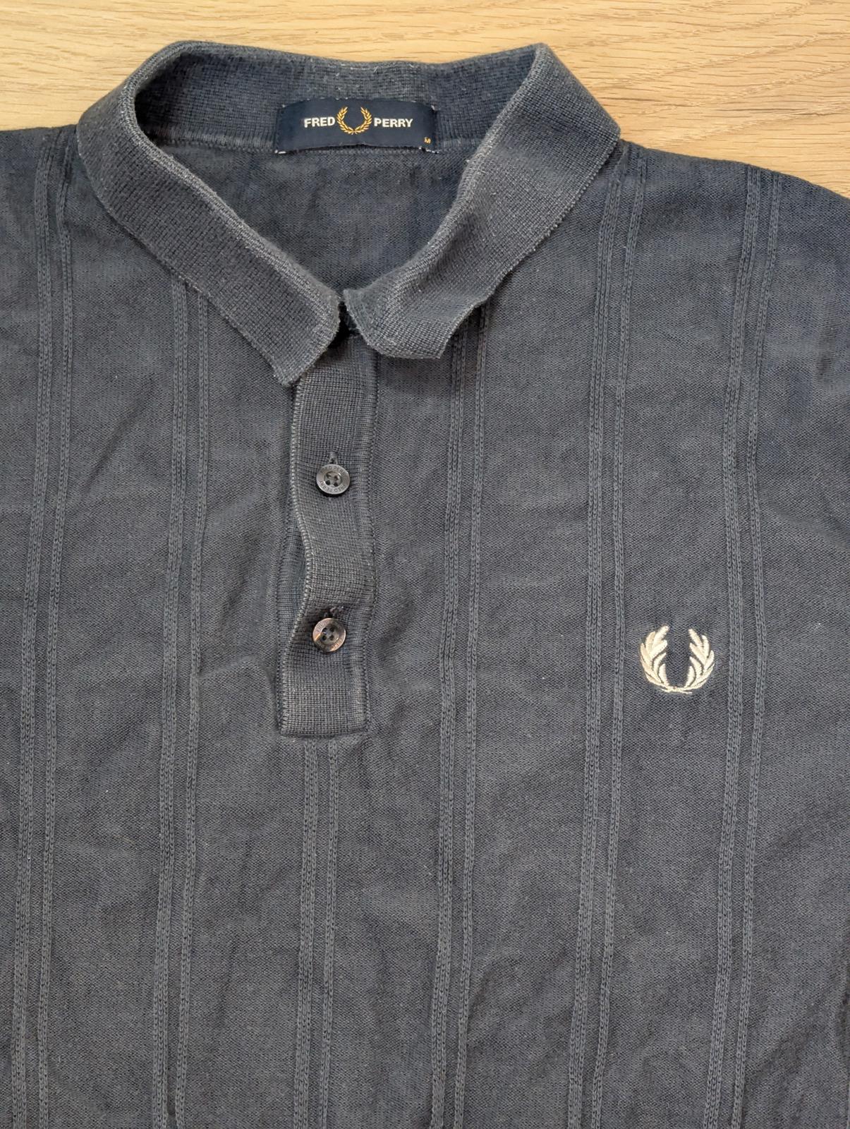 Fred Perry Men's Polo T Shirt - Navy - Size Medium