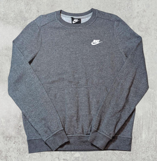 Nike Men's Sweatshirt Jumper - Grey - Size Small