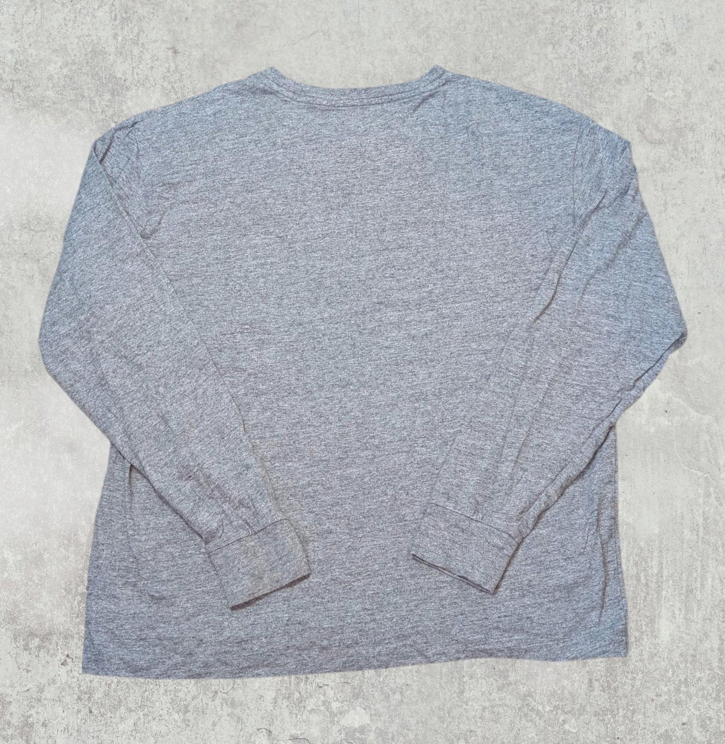 Ralph Lauren Men's Long Sleeved T Shirt - Grey - Size Medium