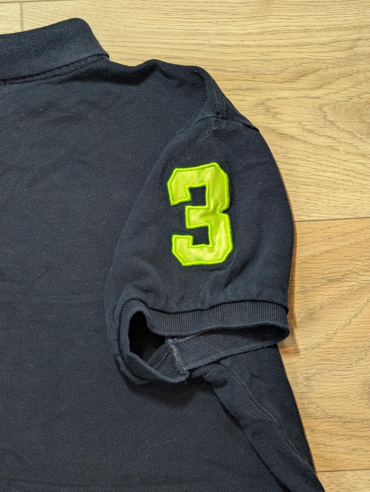 Ralph Lauren Men's Custom Fit Big Pony Polo T Shirt - Navy - Size Medium