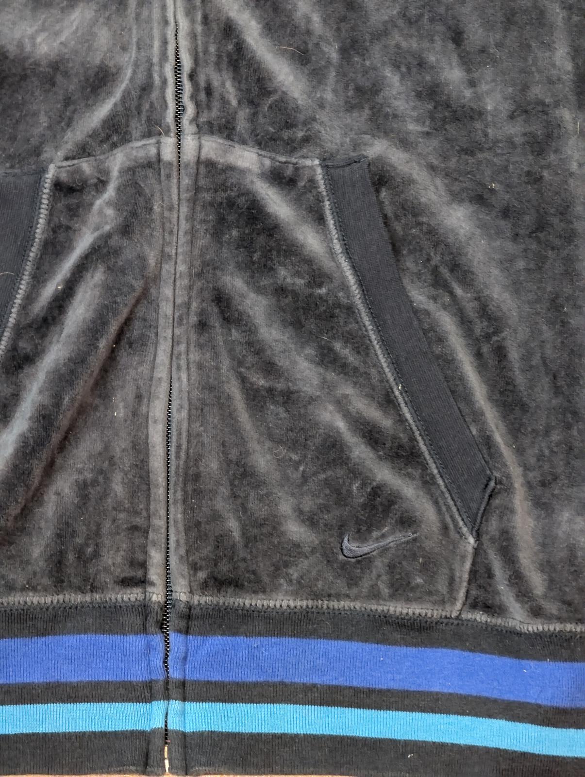 Nike Men's Velour Jacket - Navy - Size XL