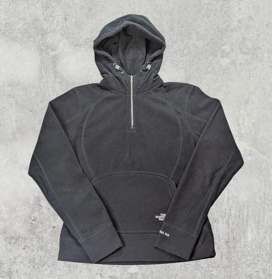 The North Face Women's TKA 100 1/4 Zip Jumper - Black - Size XS