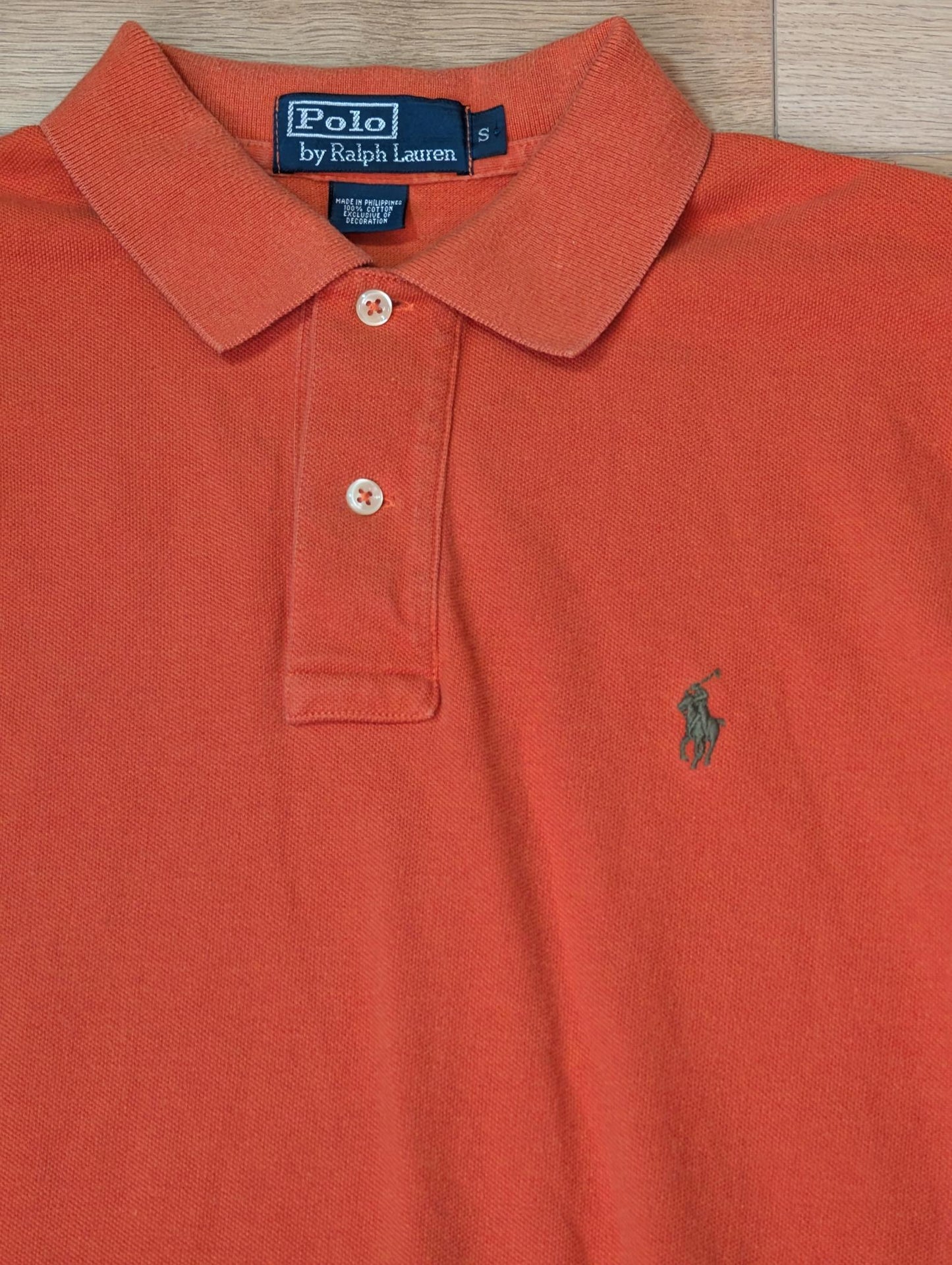 Ralph Lauren Men's Polo T Shirt - Orange - Size Small