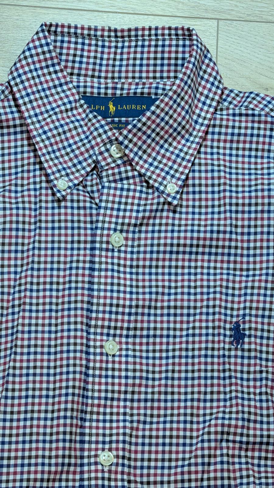 Ralph Lauren Men's Classic Fit Check Shirt - Red - Size Small